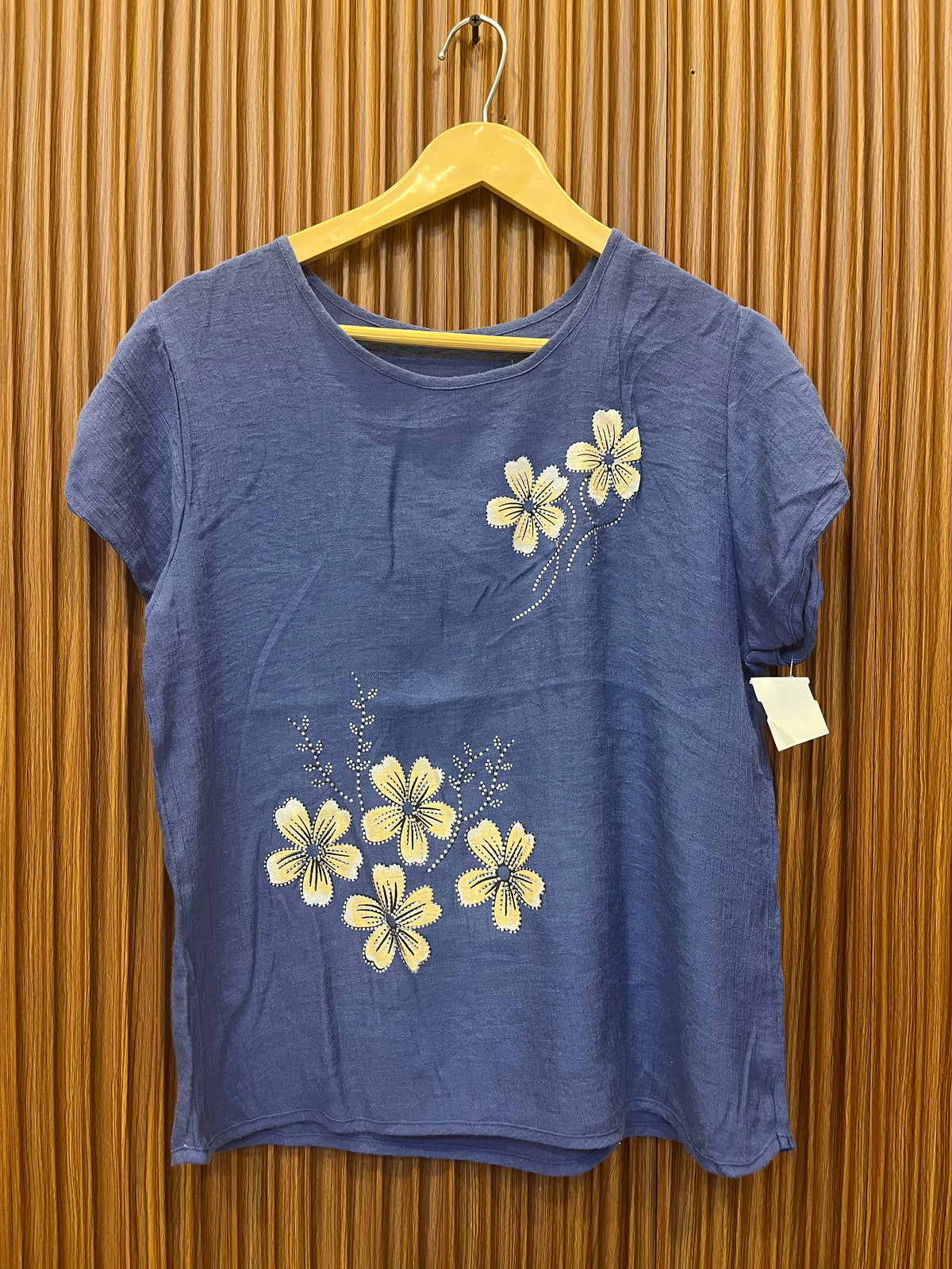 Waist 18 | Length 22 to 23 | Womens Half Sleeve Western Top