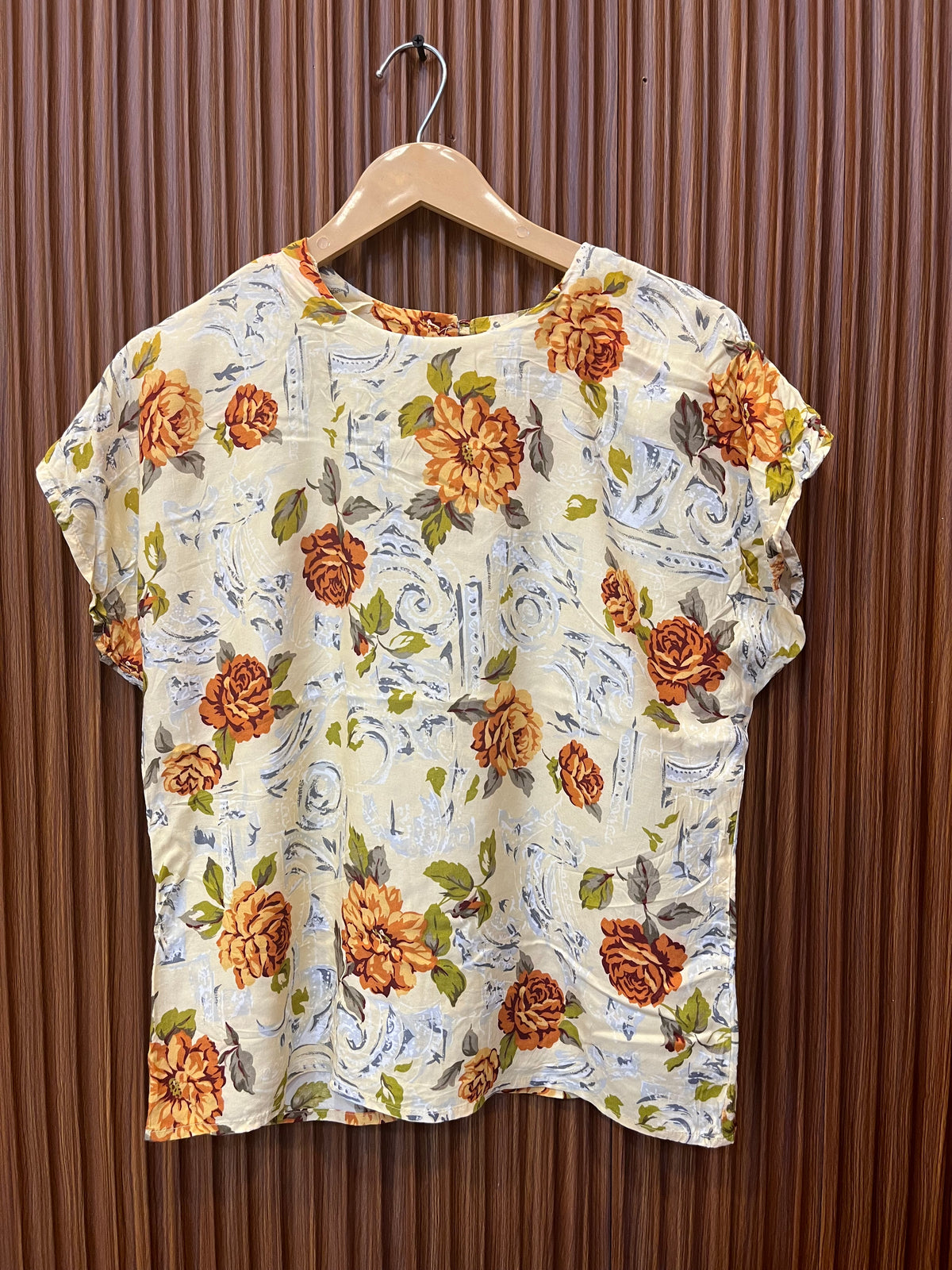 Chest 18 |  Length | 22 to 23 | Womens Half Sleeve Western Top