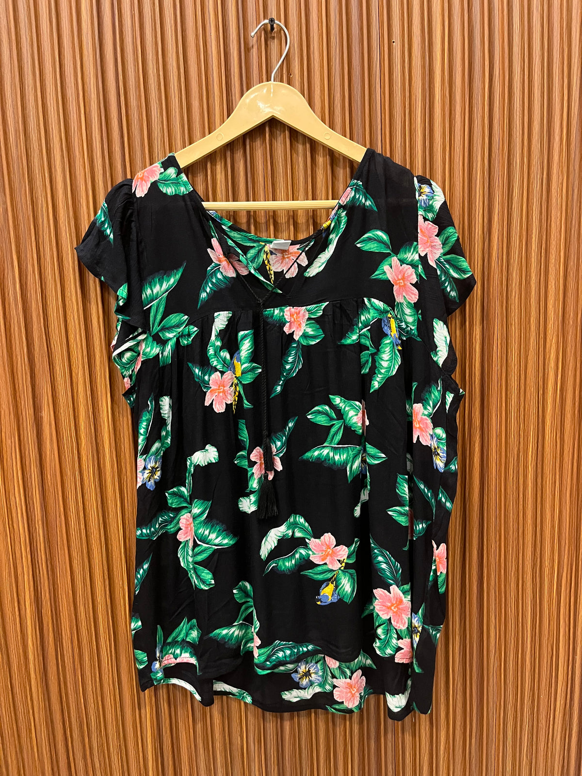 Chest 22 Length 26 | Womens Half Sleeve Western Top
