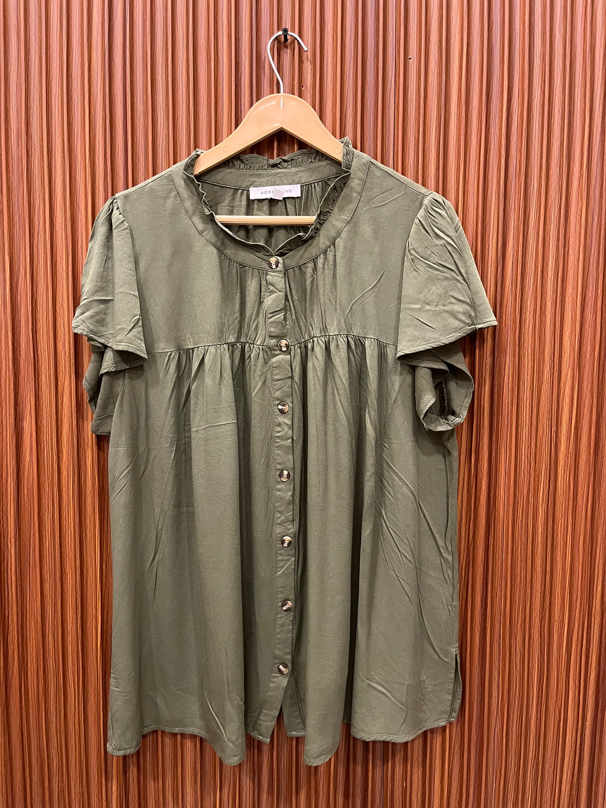 Chest 21 Length 27 | Womens Half Sleeve Western Top