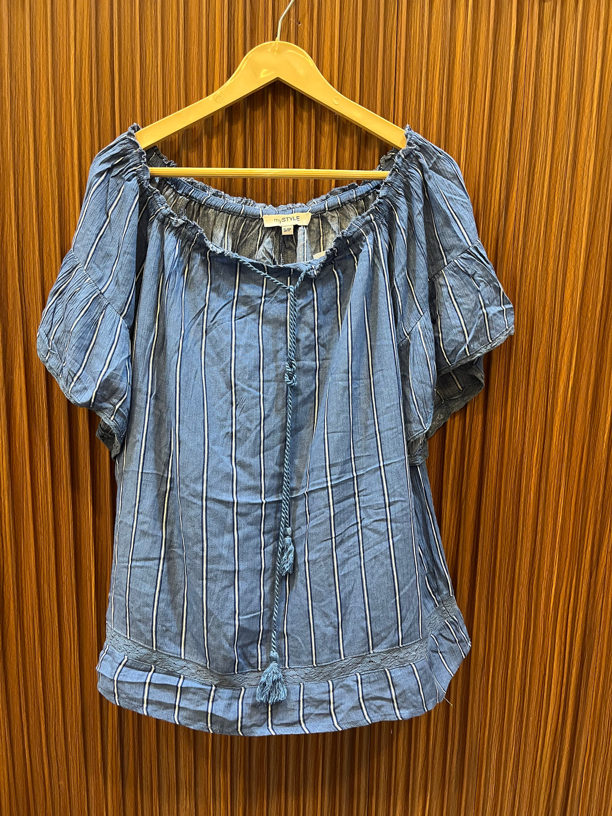 Chest 22 Length 25 | Womens Half Sleeve Western Top