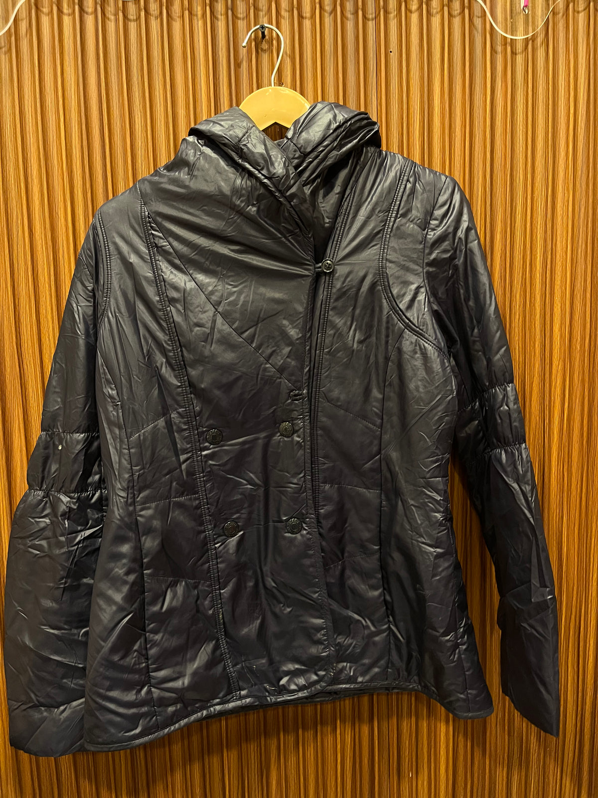 Chest 19 Length 25 | woman branded bumper jacket