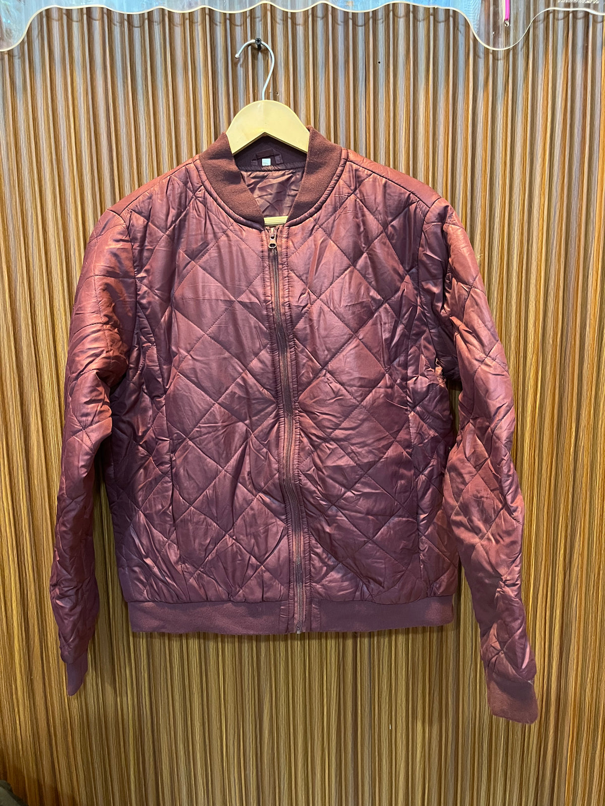 Chest 20 Length 24 | woman branded bumper jacket