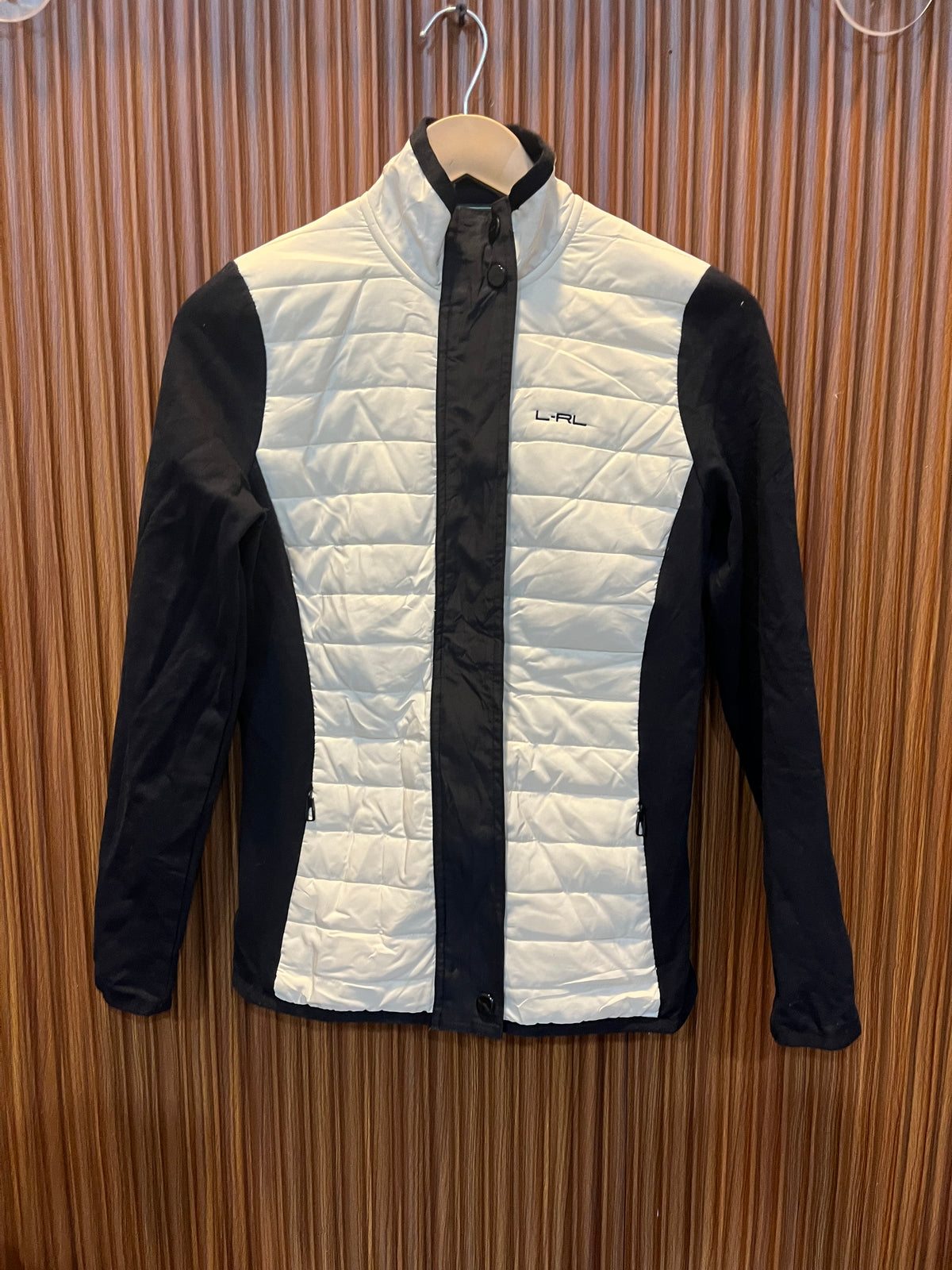 Chest 16 Length 23 | woman branded bumper jacket